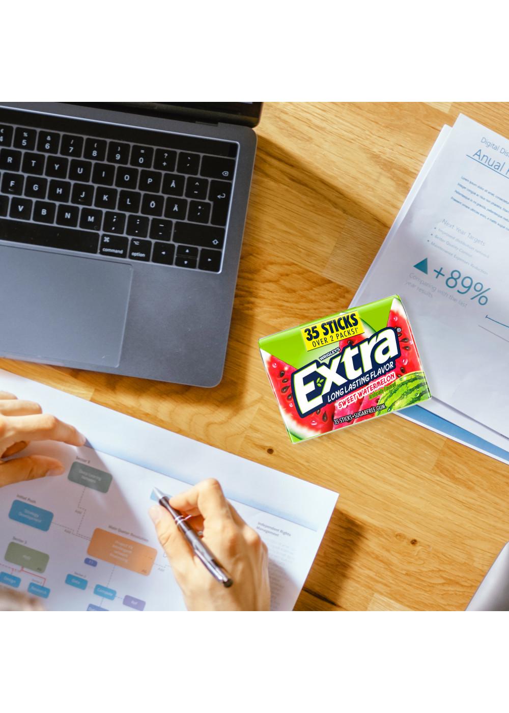 Extra Sweet Watermelon Sugar Free Chewing Gum - Mega Pack; image 3 of 5