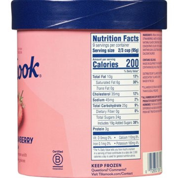 Tillamook Oregon Strawberry Ice Cream