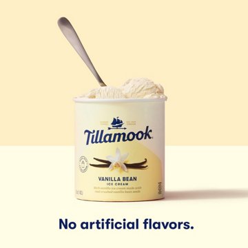 Tillamook Vanilla Bean Ice Cream, 1.5 qt