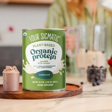 Four Sigmatic Plant-Based Organic 18g Protein Powder - Unflavored, 16.9 oz