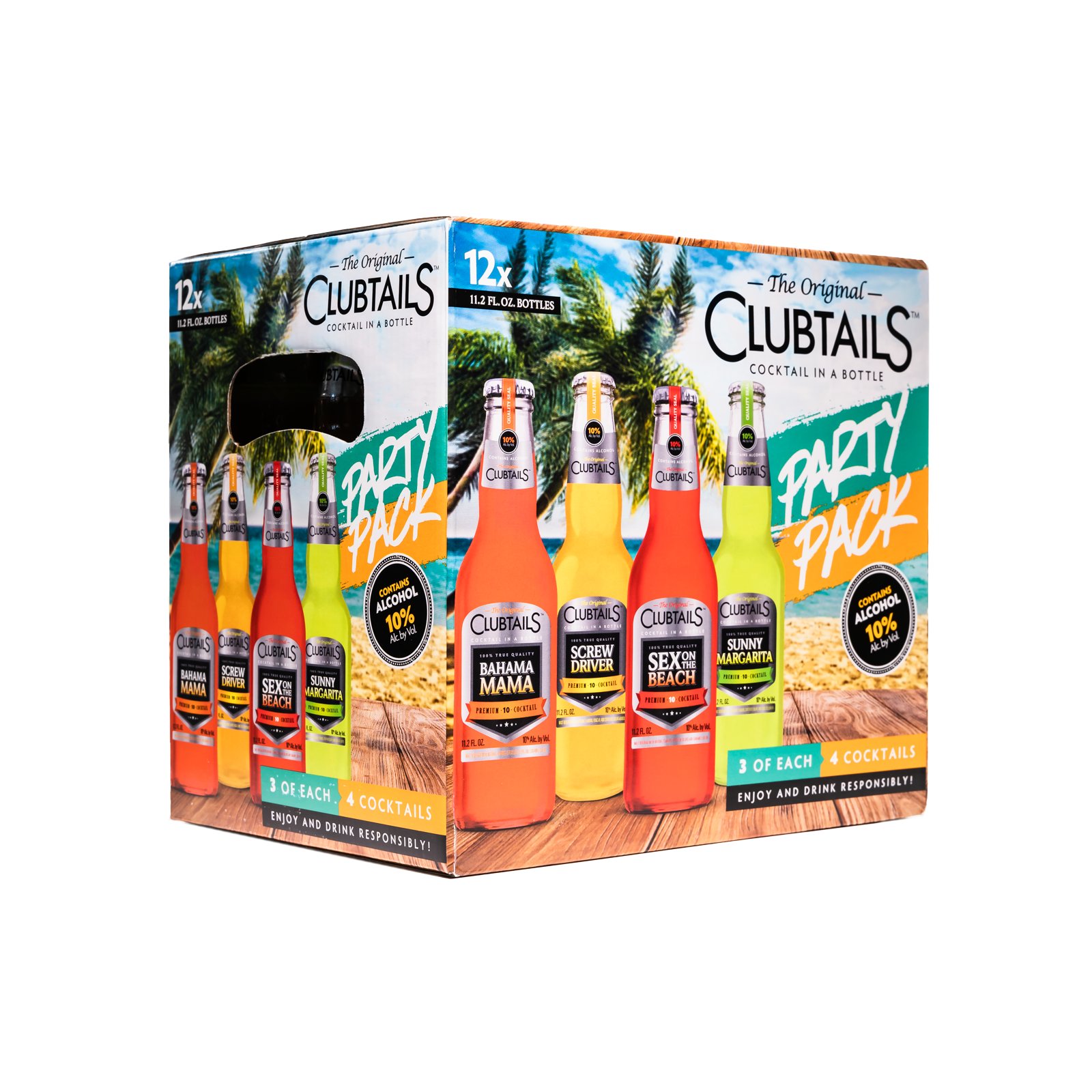 Clubtails Cocktail Party Pack 11.2 oz Bottles Shop Beer & Wine at HEB
