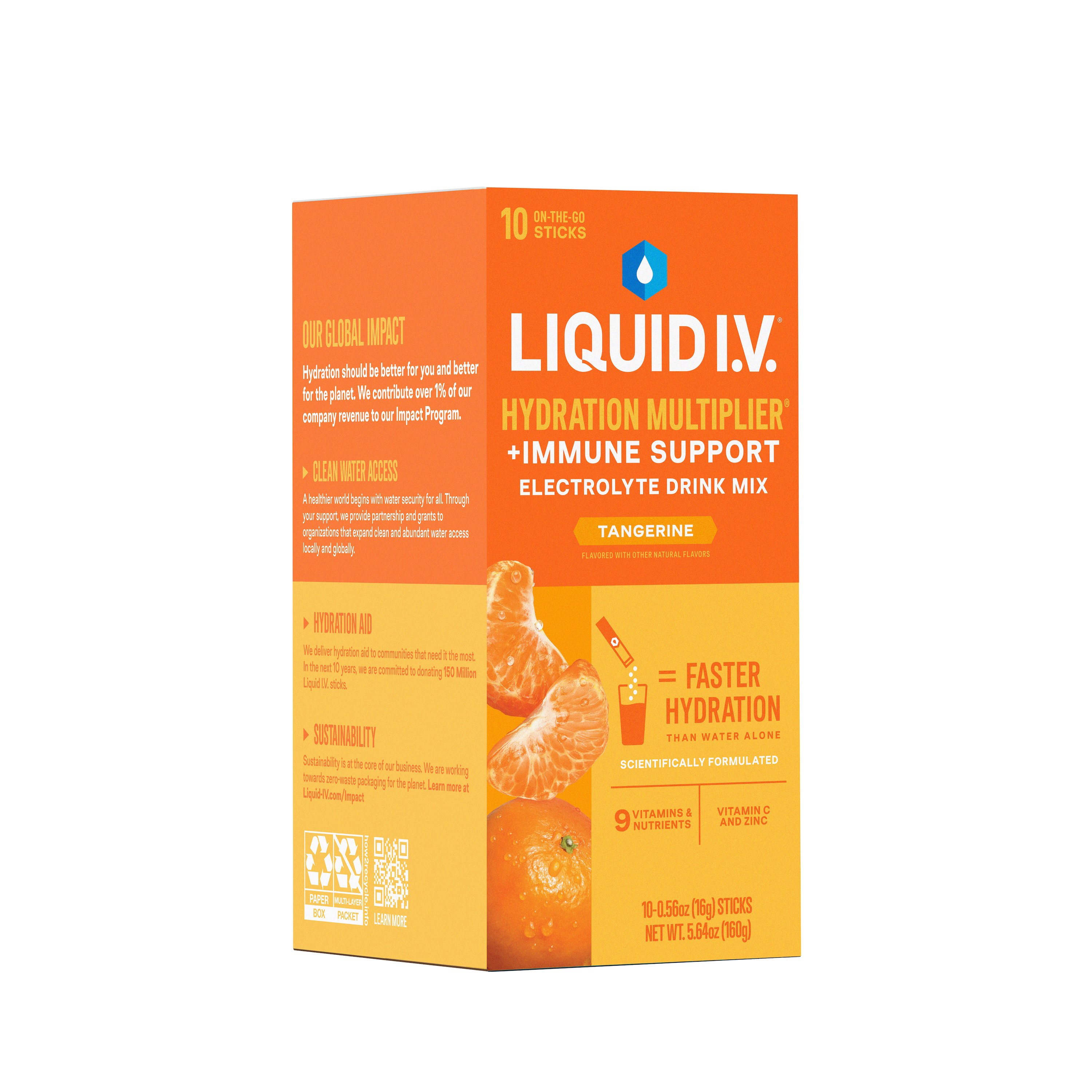 Liquid I.V. Tangerine Hydration Multiplier +Immune Support