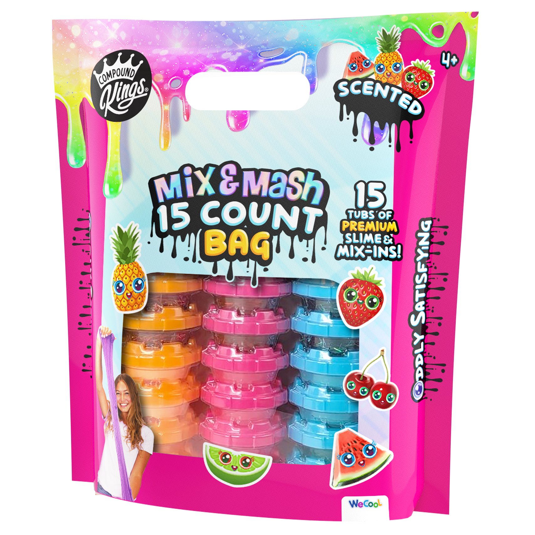 シバのエビワラー　サワムラー　リングマ　ハヤトのトゲチック　4枚セット Compound Kings Mix & Mash Scented Slime - Shop Slime at H-E-B