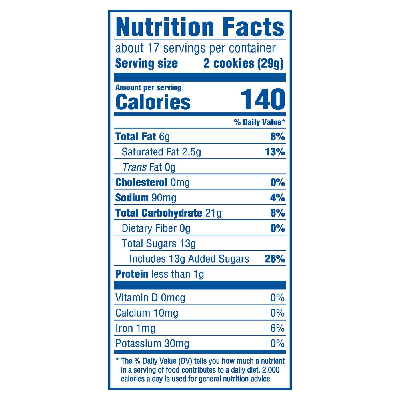 OREO Java Chip Creme Chocolate Sandwich Cookies Family Size; image 8 of 9