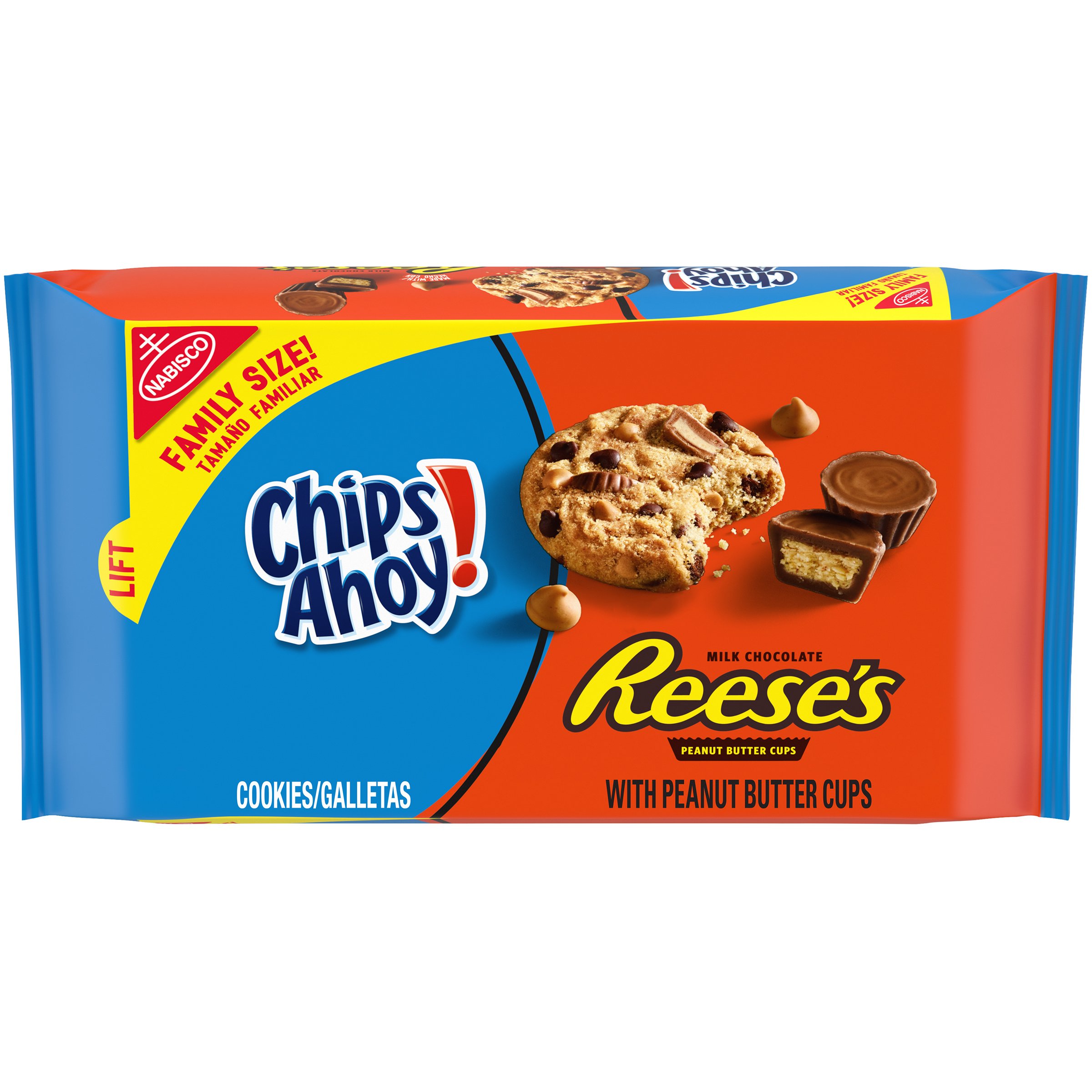 Nabisco Chips Ahoy! Reese's Chocolate Chip Cookies Family Size Shop