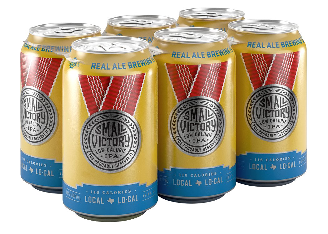 Real Ale Small Victory Lo-Cal IPA Beer 12 oz Cans - Shop Beer at H-E-B