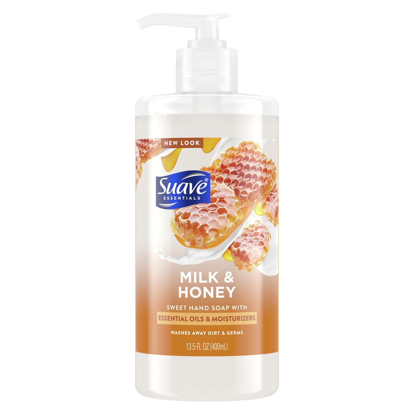 Suave Liquid Hand Wash - Milk & Honey; image 1 of 6