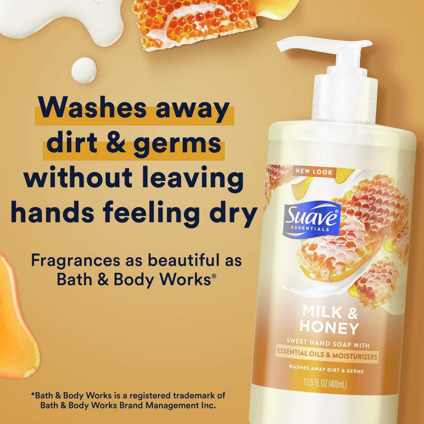 Suave Liquid Hand Wash - Milk & Honey; image 4 of 6
