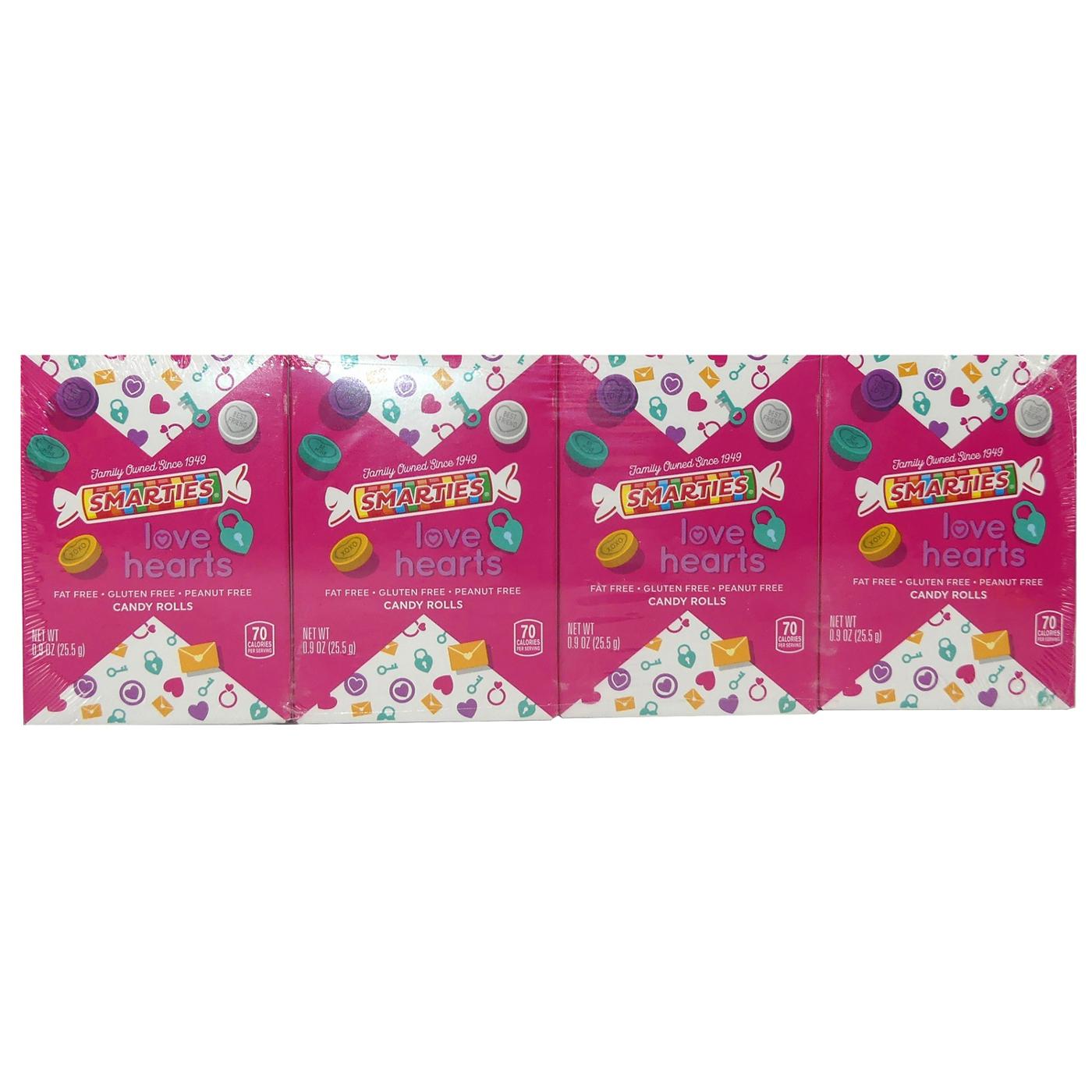 Smarties Love Hearts Candy Rolls Valentine's Boxes, 4 pk; image 1 of 3