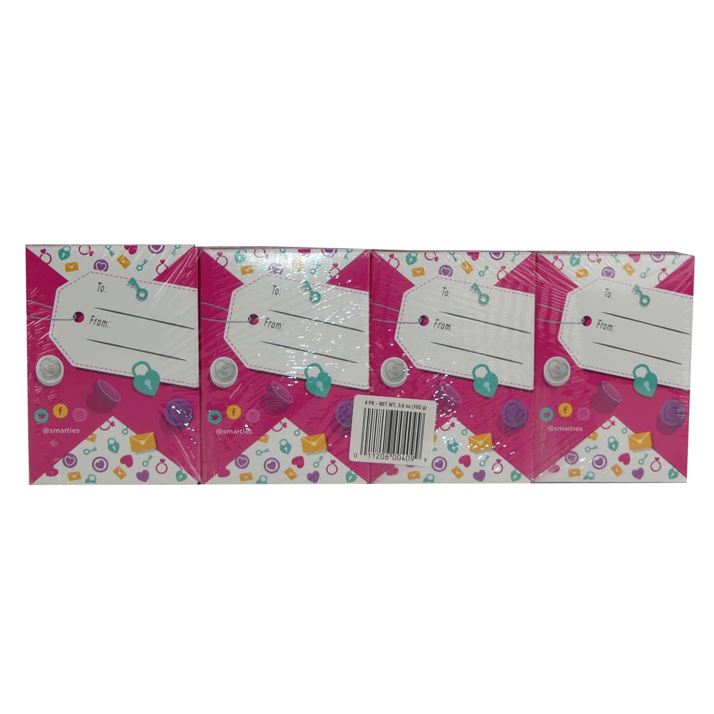 Smarties Love Hearts Candy Rolls Valentine's Boxes, 4 pk; image 2 of 3