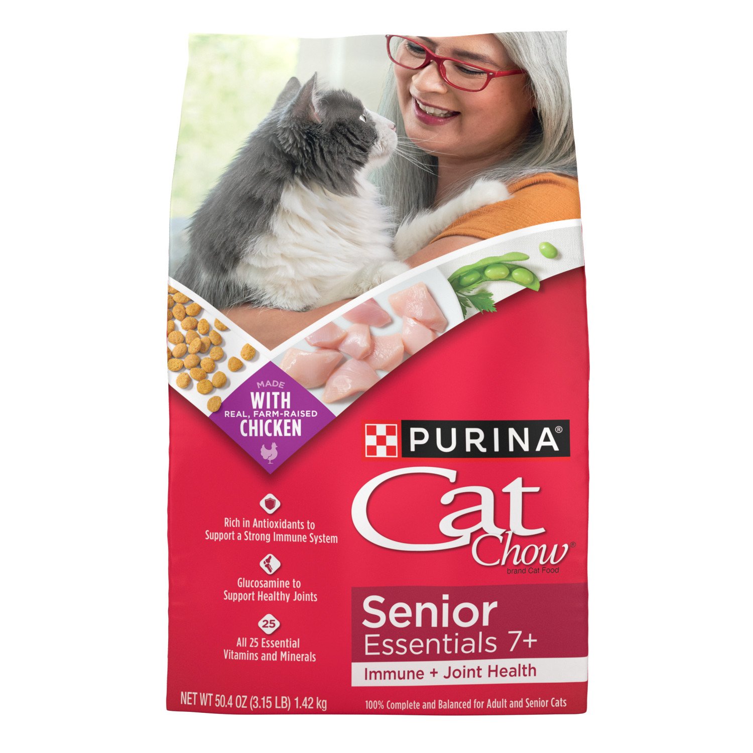 Cat Chow Senior 7 Plus Dry Cat Food Shop Food at H E B