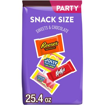 Reese's, Kit Kat & Jolly Rancher Assorted Snack Size Candy - Party Pack
