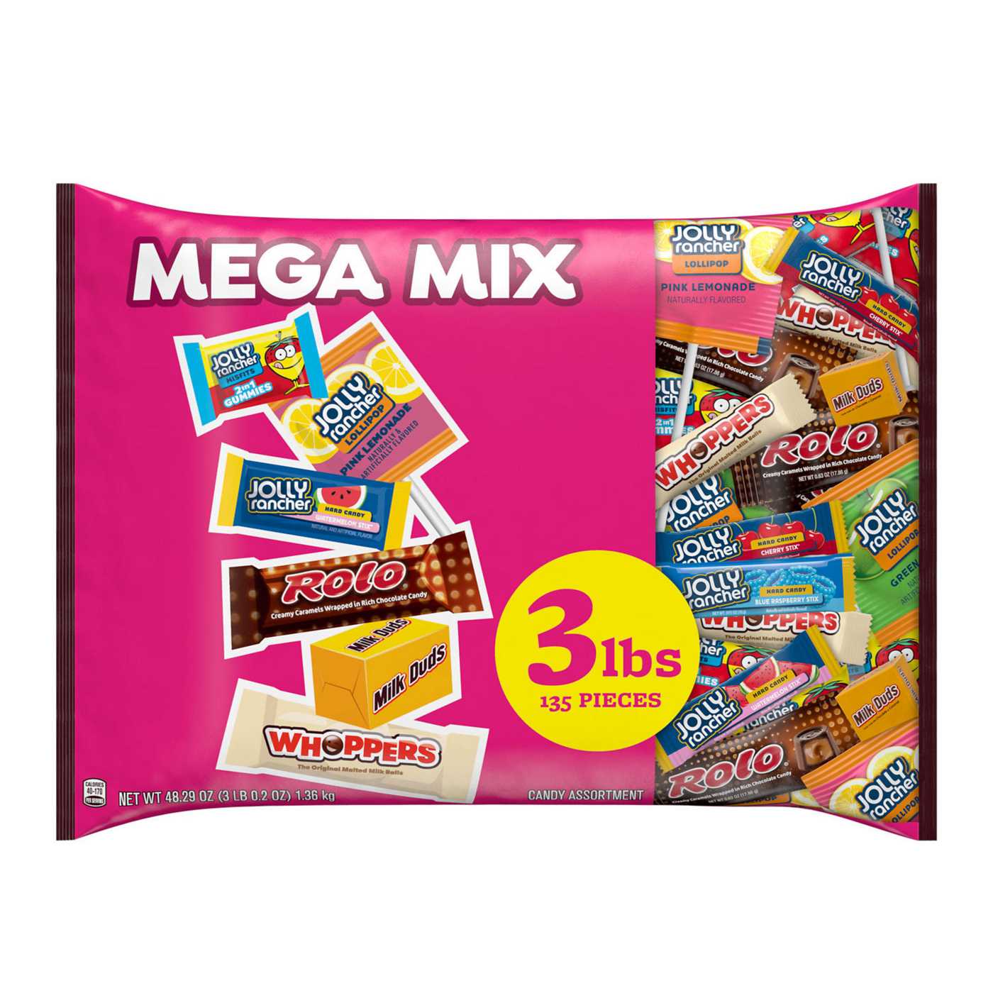 Rolo, Milk Duds, Jolly Rancher, & Whoppers Mega Mix Snack Size Candy; image 1 of 4