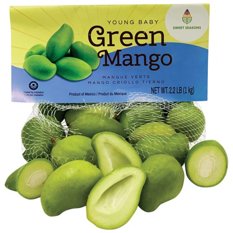 Fresh Baby Green Mangos, 2.2 lb bag | Joe V's Smart Shop | Low
