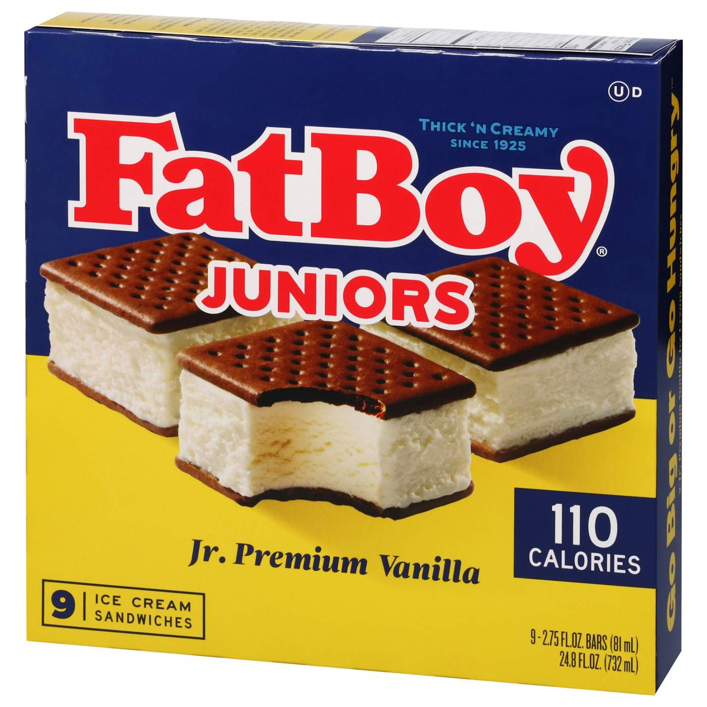 FatBoy Juniors Premium Vanilla Ice Cream Sandwiches; image 4 of 4