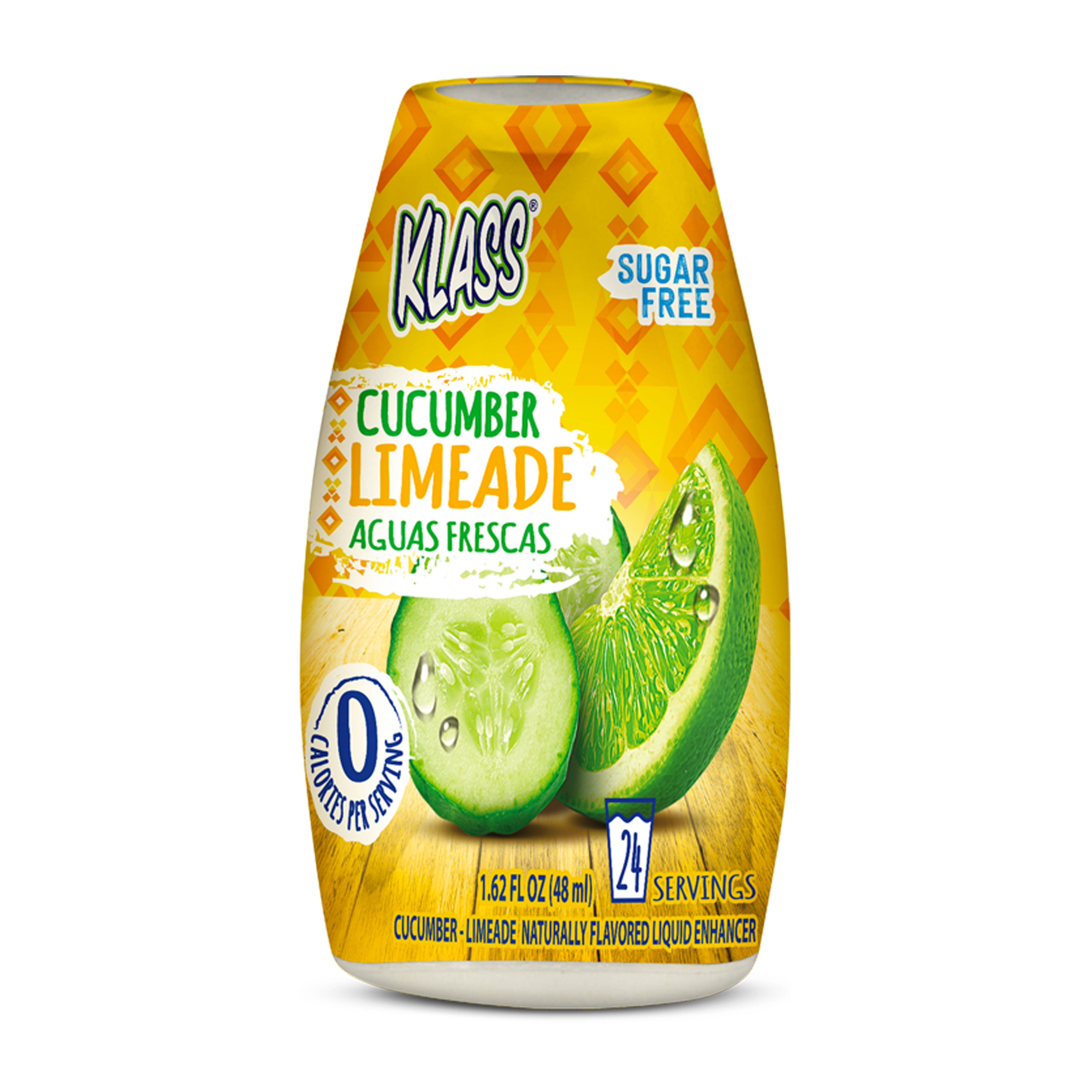 Klass Cucumber Limeade Aguas Frescas Liquid Enhancer, 1.62 oz