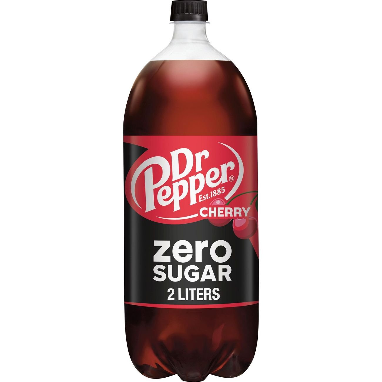 Dr Pepper Cherry Zero Sugar Soda, 2 L