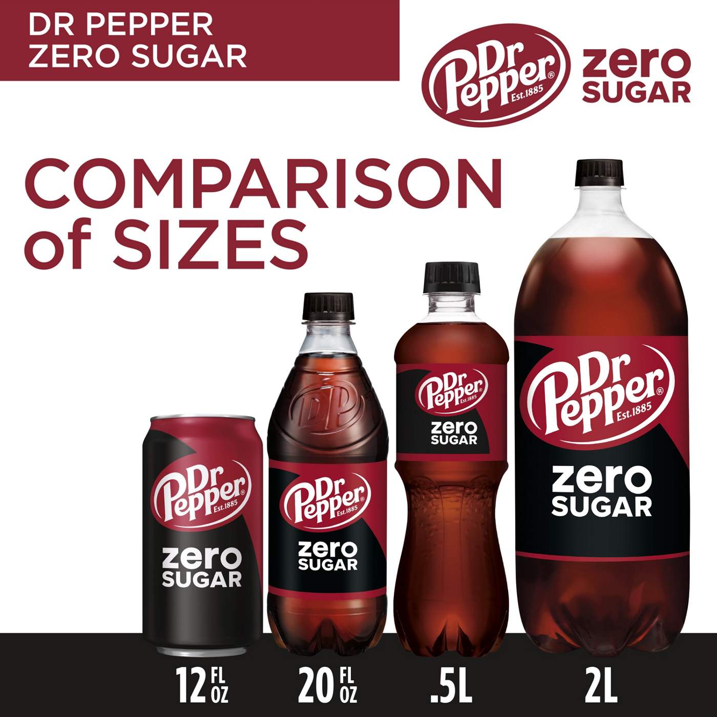 Dr Pepper Zero Sugar Soda 6 pk Bottles; image 4 of 6
