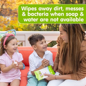 Boogie Hands Antibacterial Hand Wipes, 20 ct