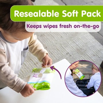 Boogie Hands Antibacterial Hand Wipes, 20 ct