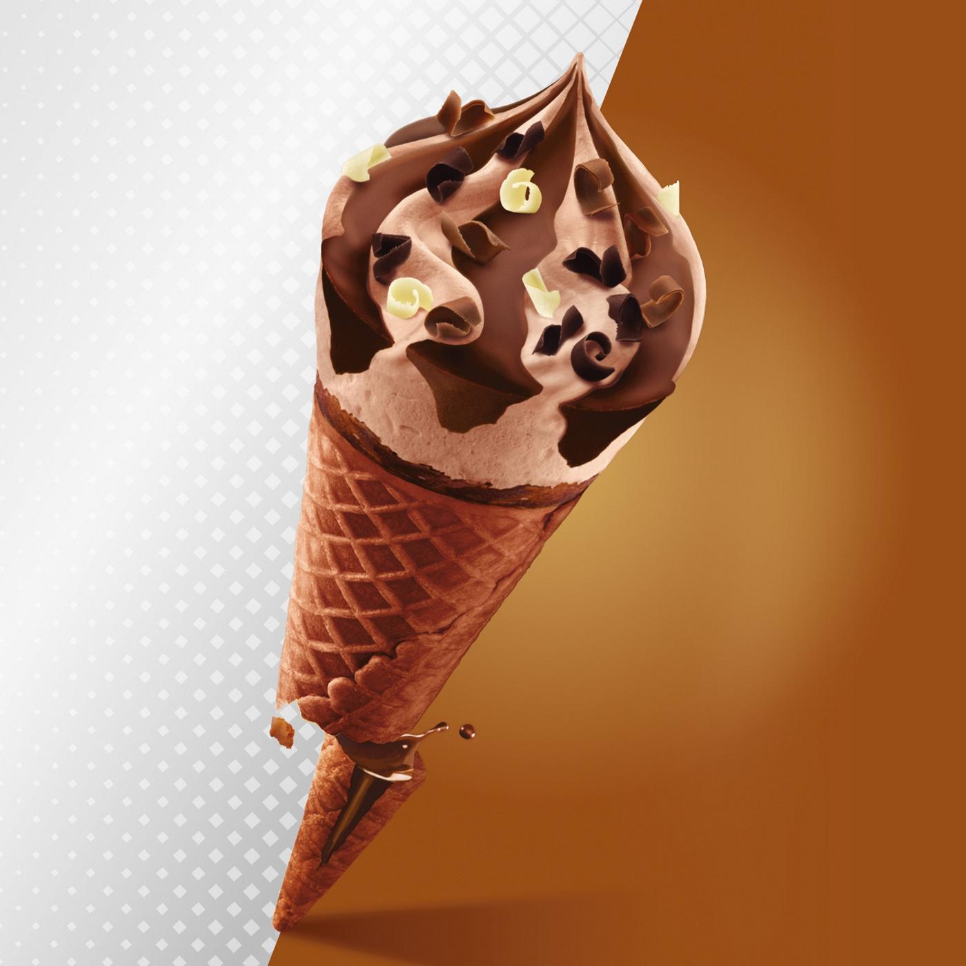 Klondike Classic Chocolate & Double Down Chocolate Frozen Dairy Dessert Cones; image 3 of 10