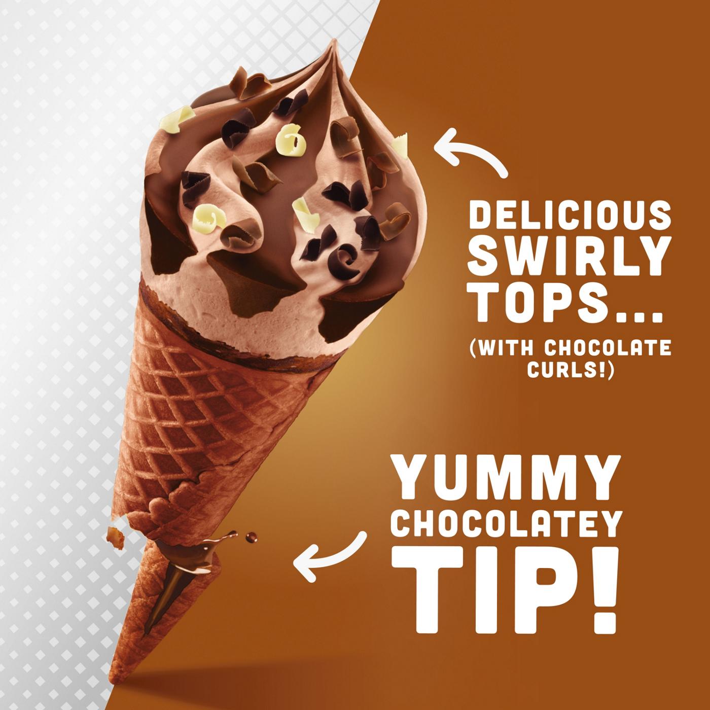 Klondike Classic Chocolate & Double Down Chocolate Frozen Dairy Dessert Cones; image 7 of 10