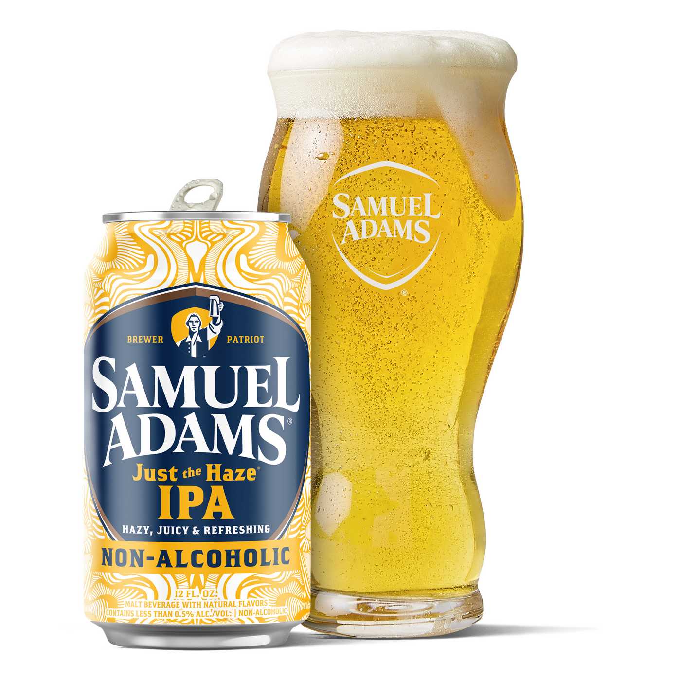 Samuel Adams Non-Alcoholic Beer Just The Haze IPA 6 pk Cans; image 2 of 2