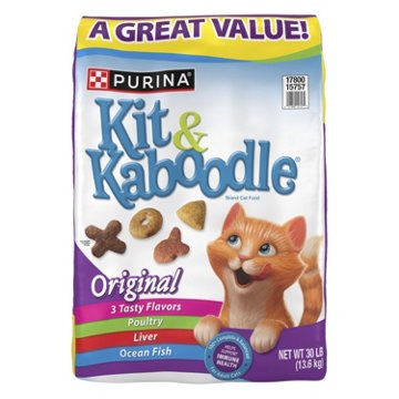 Kit & Kaboodle Purina Dry Cat Food - Original Poultry, Liver and Ocean Fish Flavors