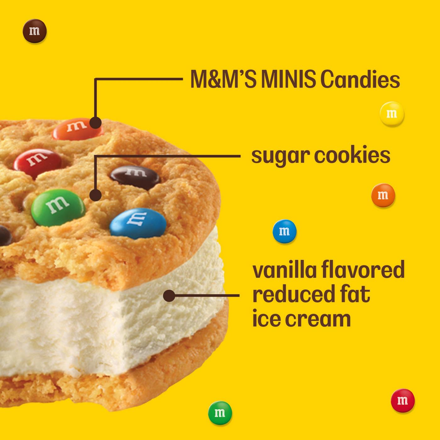 M&M'S Vanilla Cookie Ice Cream Sandwiches; image 7 of 8