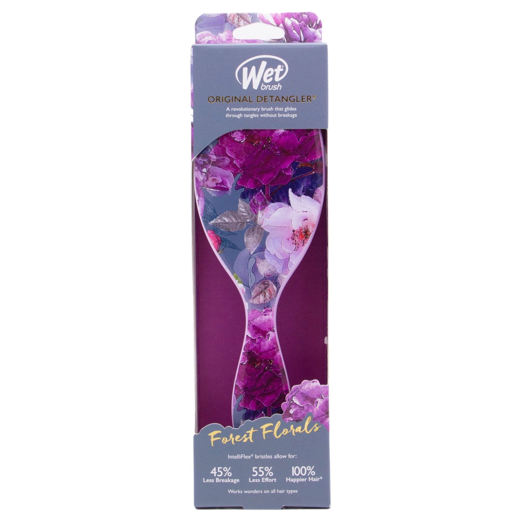 Wet Brush Detangler with Floral Design Wet Brush × Hill House Pro Original Detangler - Pink  main image 3