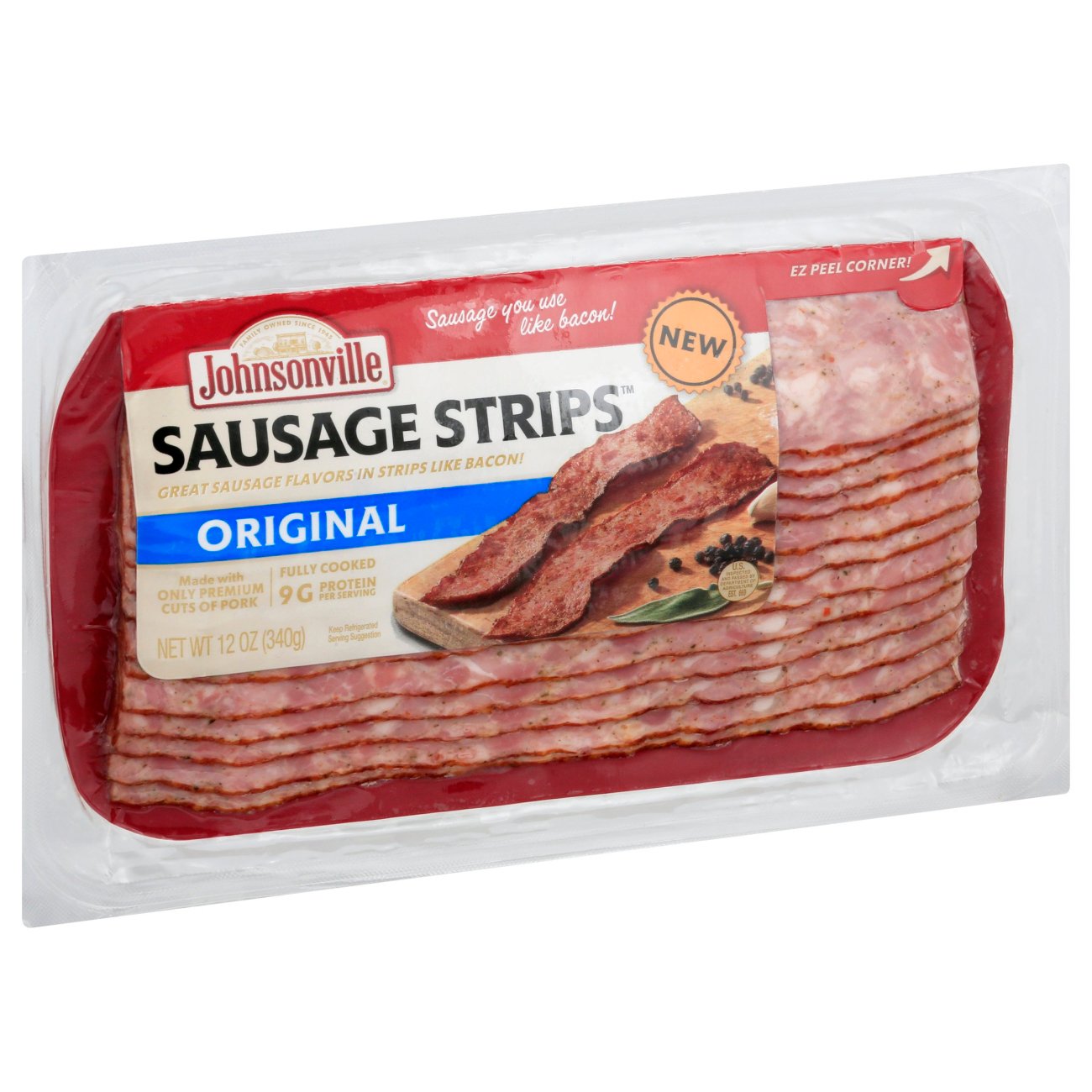 Johnsonville Original Sausage Strips Shop Bacon at HEB
