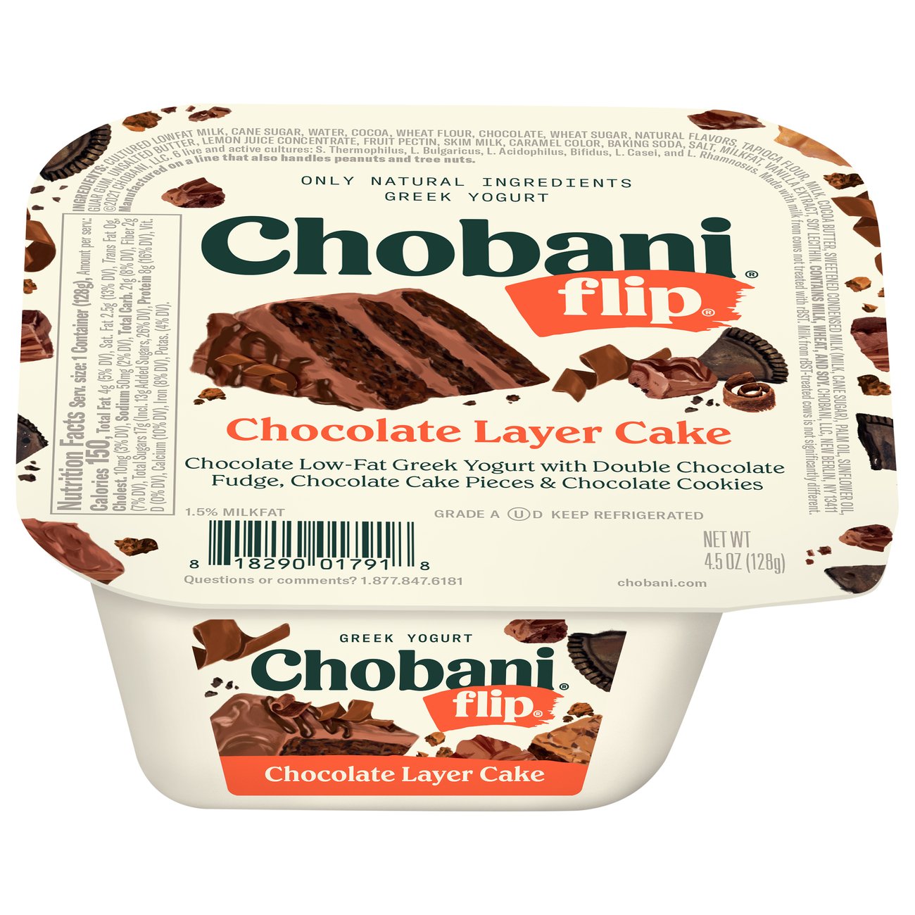 Chobani Flip Chocolate Layer Cake Greek Yogurt Shop Yogurt at HEB