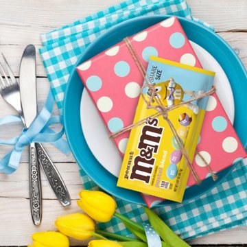 M&M'S Peanut Milk Chocolate Easter Eggs - Share Size