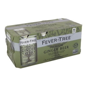 Fever-Tree Premium Ginger Beer 8 pk Cans, 5.07 oz