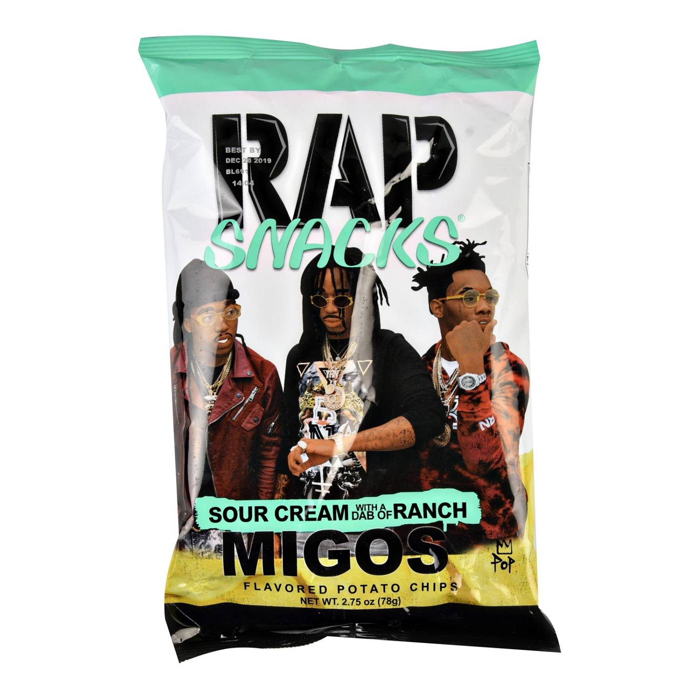 Rap Snacks Migos Sour Cream with Ranch Potato Chips; image 1 of 5