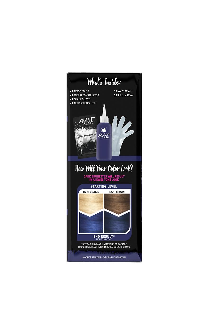 Splat Rebellious Color Hair Color Kit Midnight Indigo; image 4 of 5