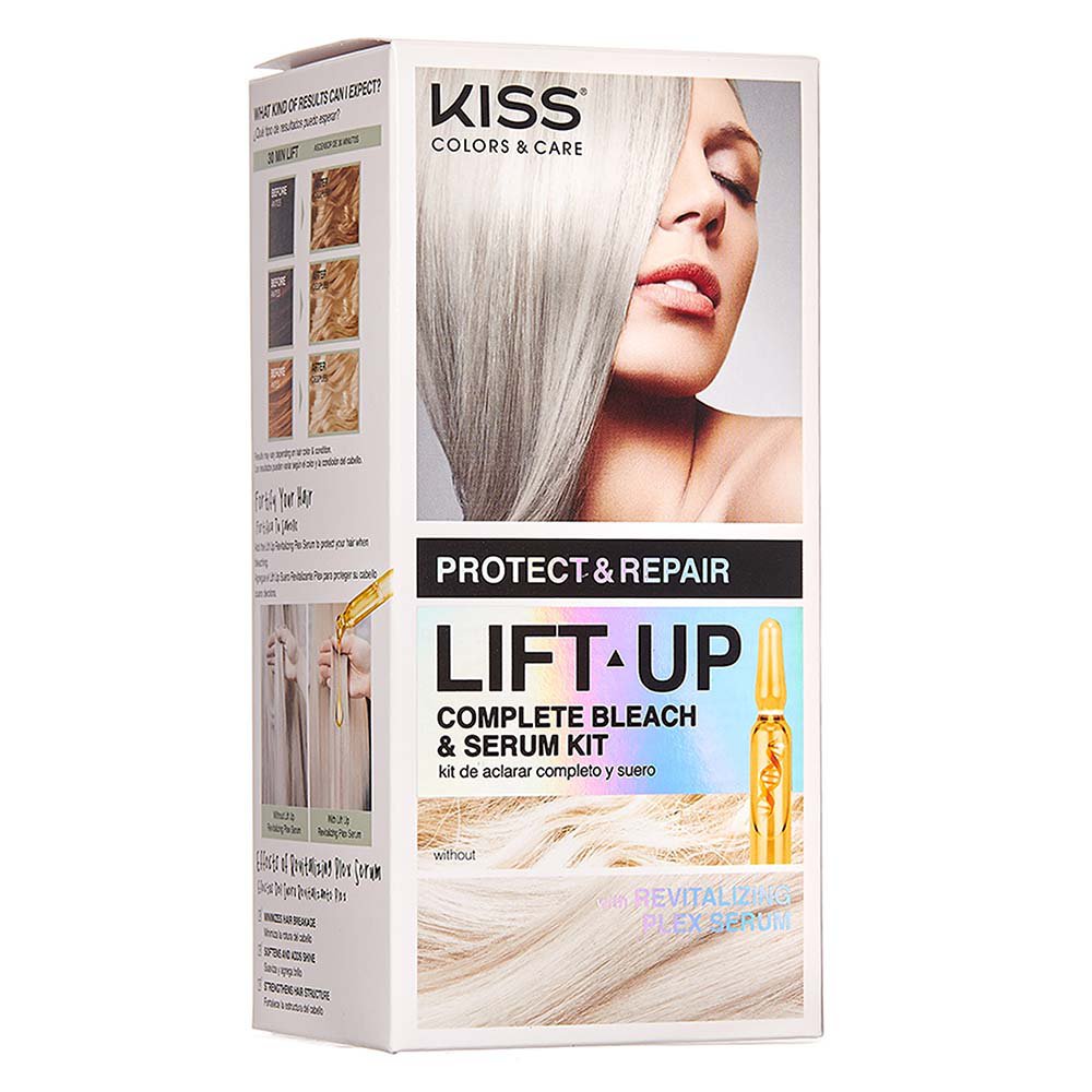 KISS Color & Care LiftUp Protect & Repair Complete Bleach & Serum Kit