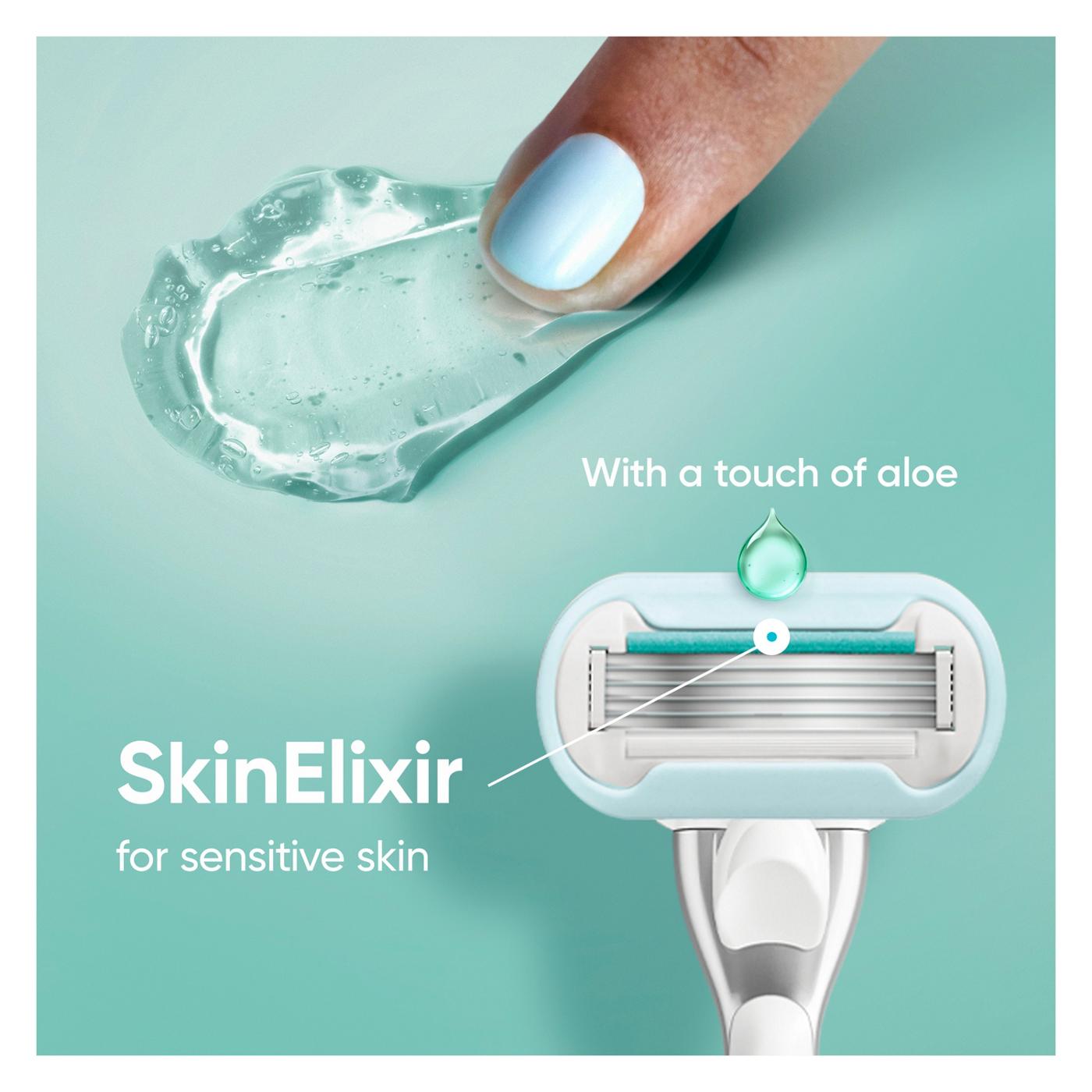 Gillette Venus Deluxe Smooth Sensitive Razor with 2 Cartridges; image 2 of 10