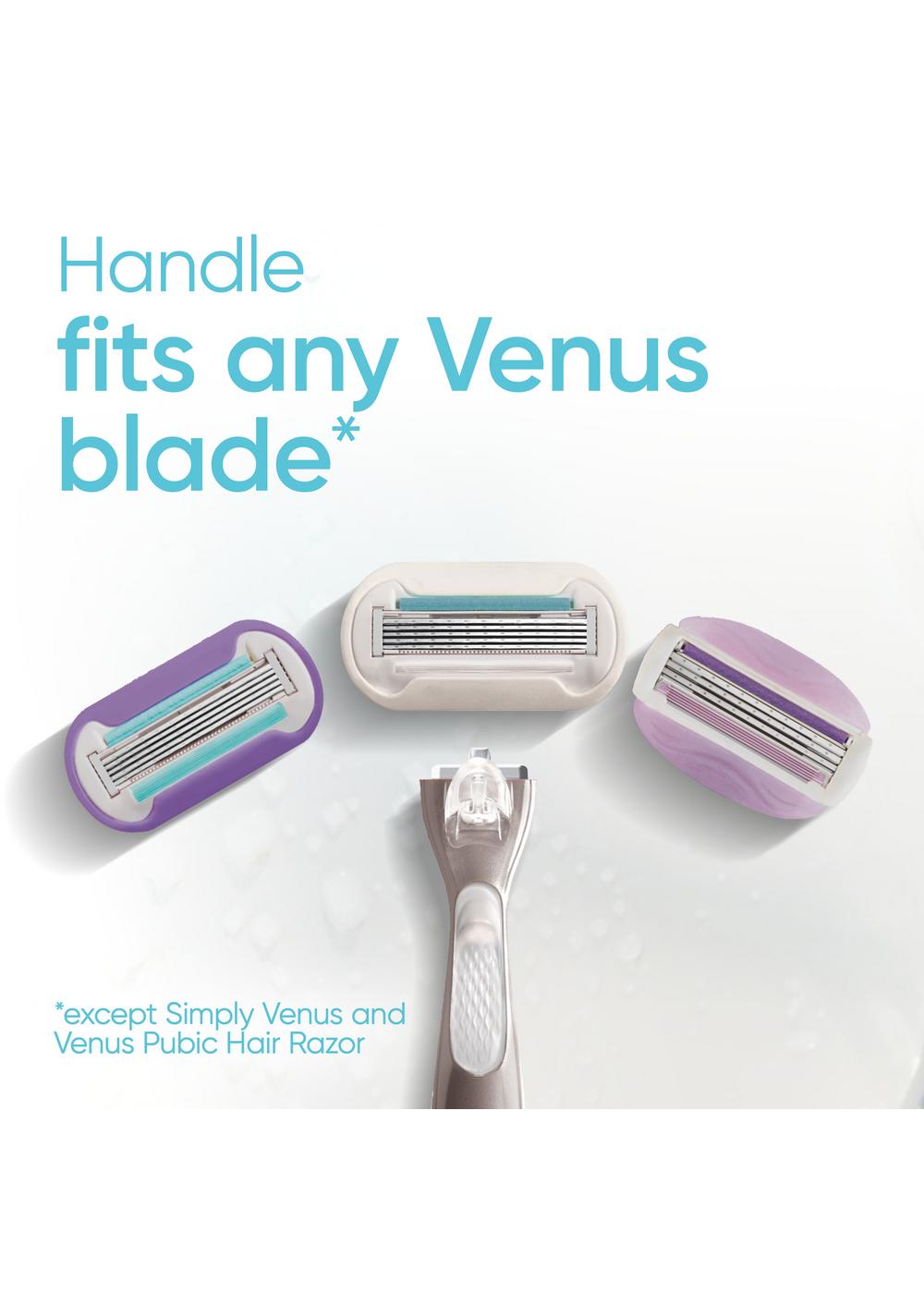 Gillette Venus Deluxe Smooth Sensitive Razor with 2 Cartridges; image 3 of 9