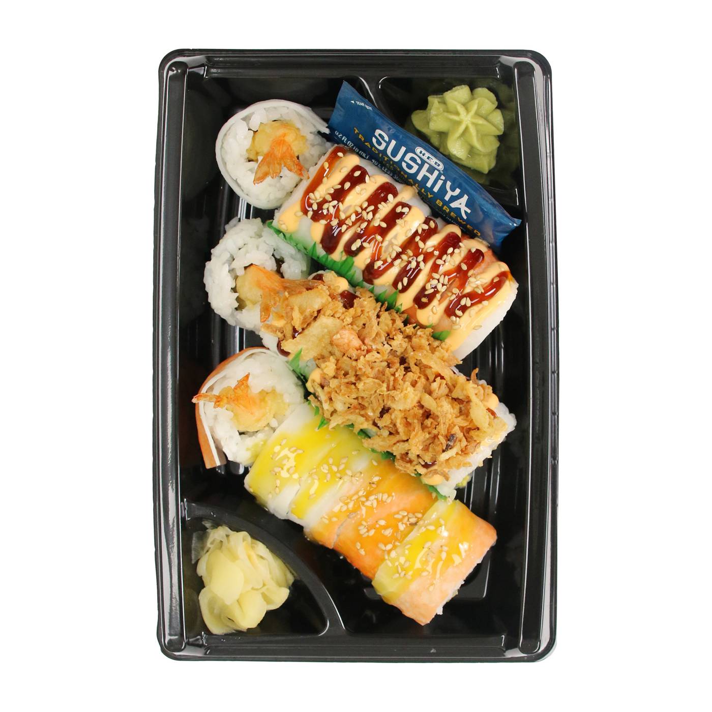 HEB Sushiya Temptation Sushi Roll Combo Pack Shop Sushi at HEB