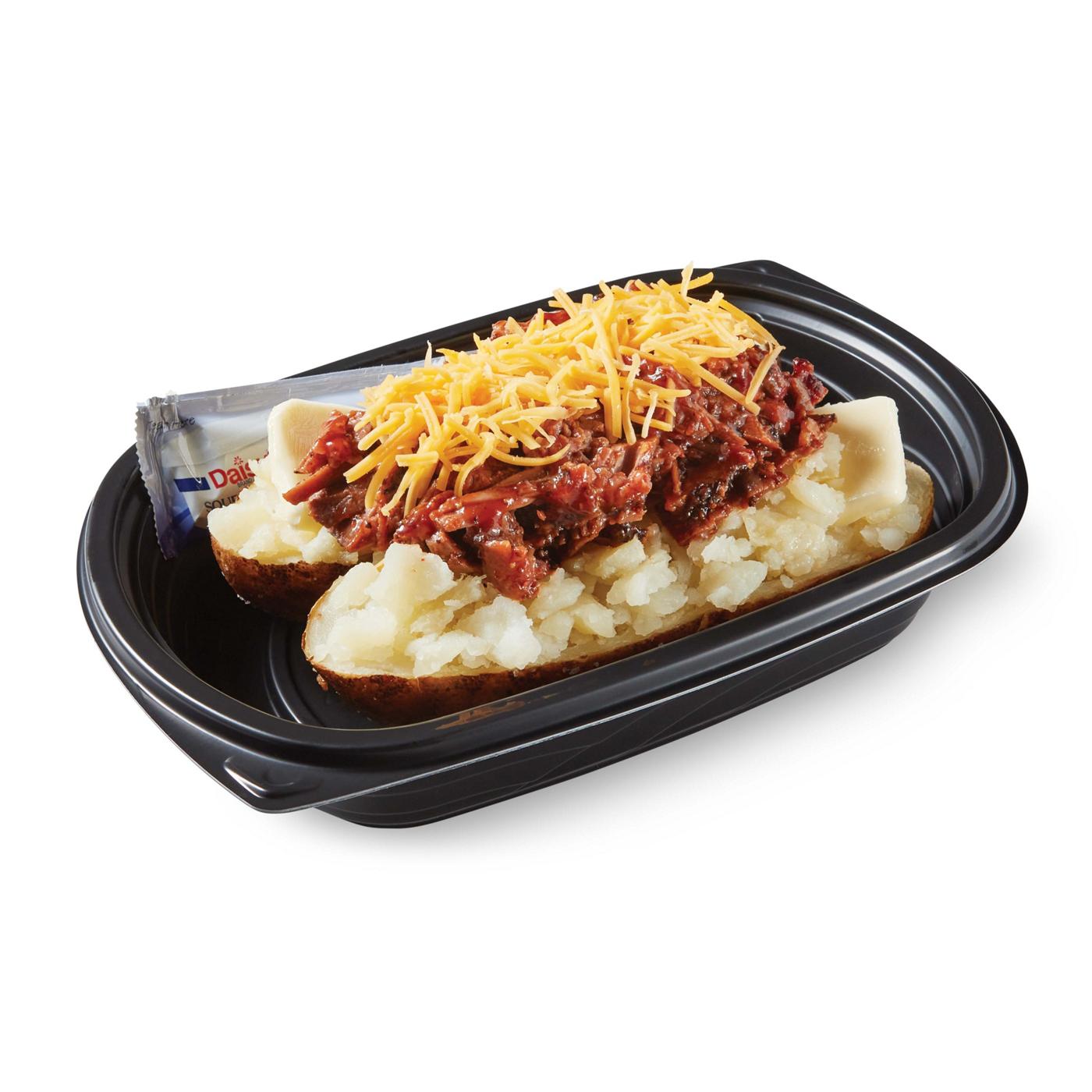 True Texas BBQ Loaded Baked Potato with Chopped Brisket (Sold Cold); image 2 of 2