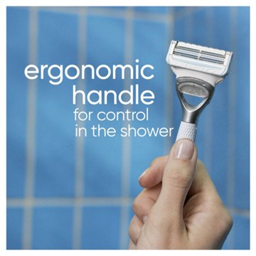 Venus for Pubic Hair & Skin, Intimate Razor Blade Refills for Women, 4 ct