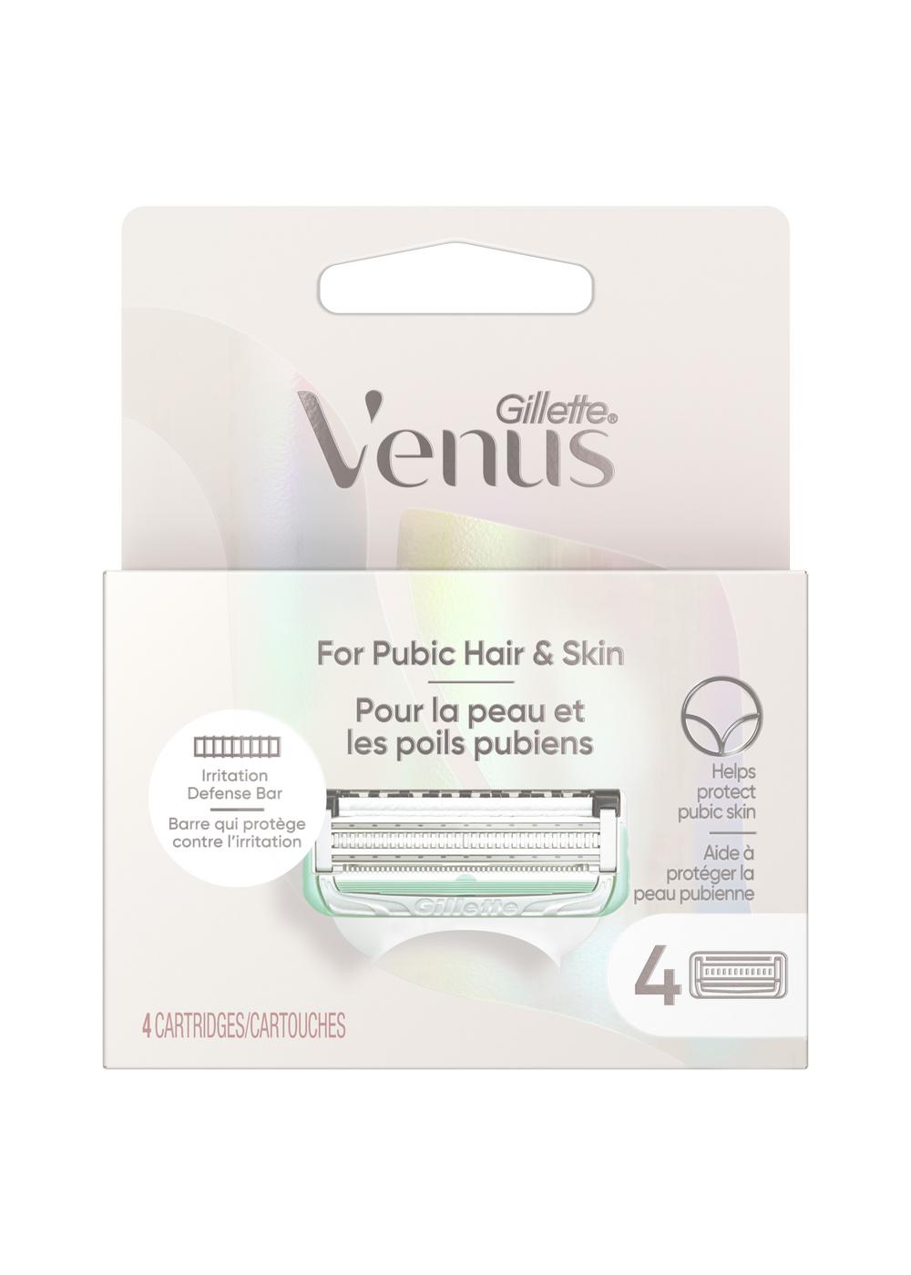 Gillette Venus Pubic Hair & Skin Razor Blade Refills; image 1 of 10