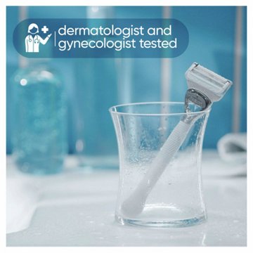 Gillette Venus Pubic Hair & Skin Razor Blade Refills, 4 ct