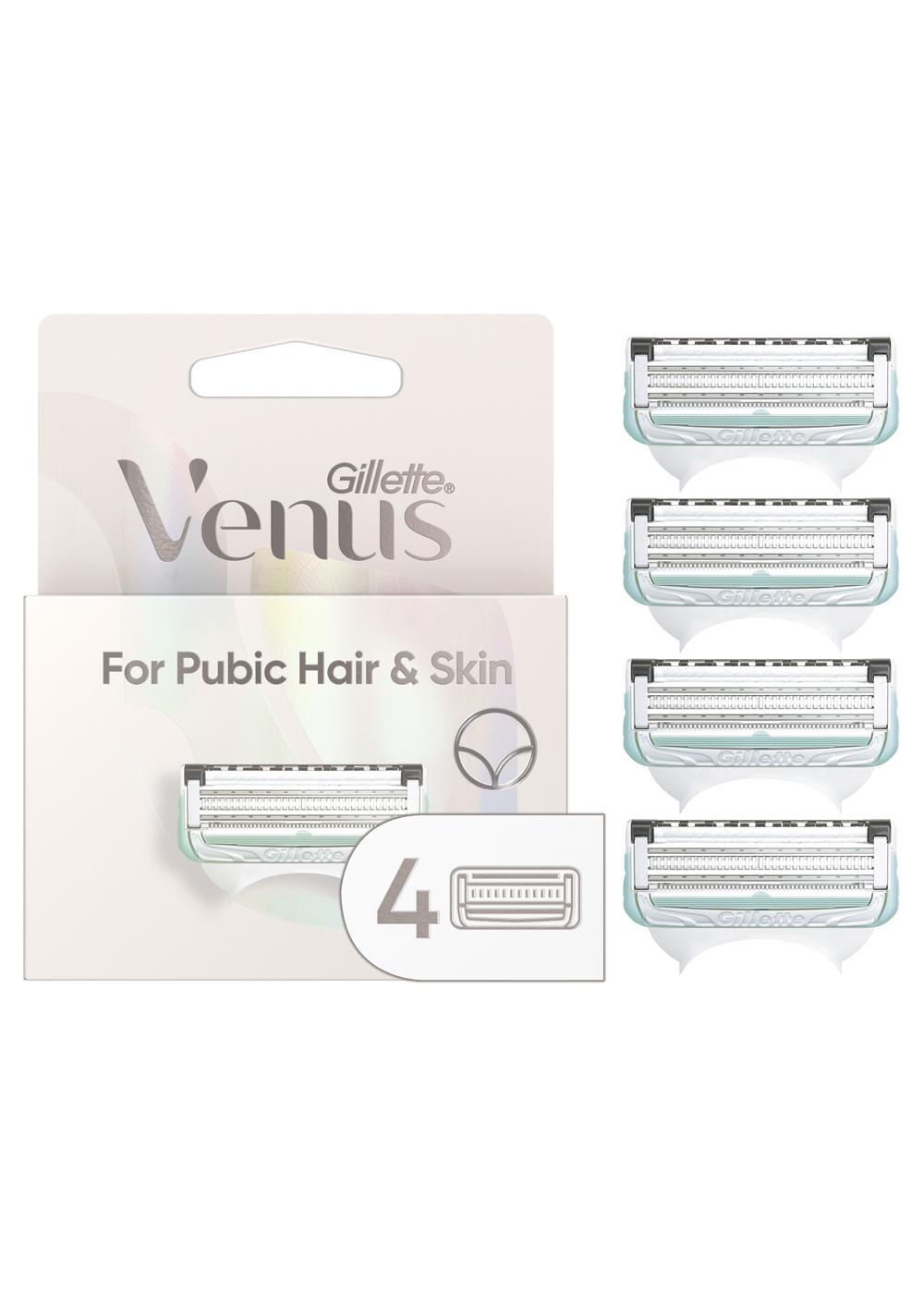 Gillette Venus Pubic Hair & Skin Razor Blade Refills; image 8 of 10