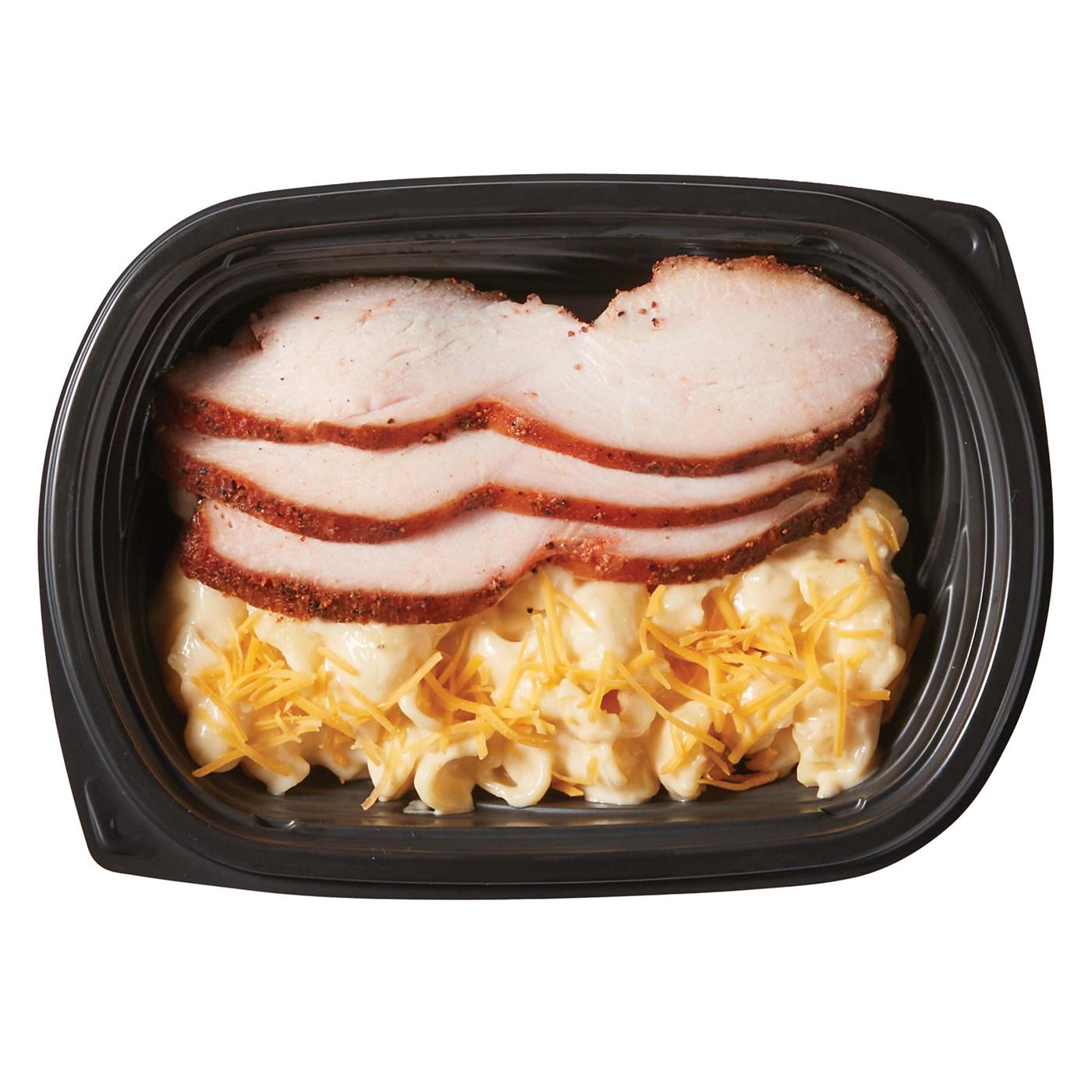 True Texas BBQ Turkey Breast with Mac & Cheese (Sold Cold) Shop True Texas barbecue at HEB