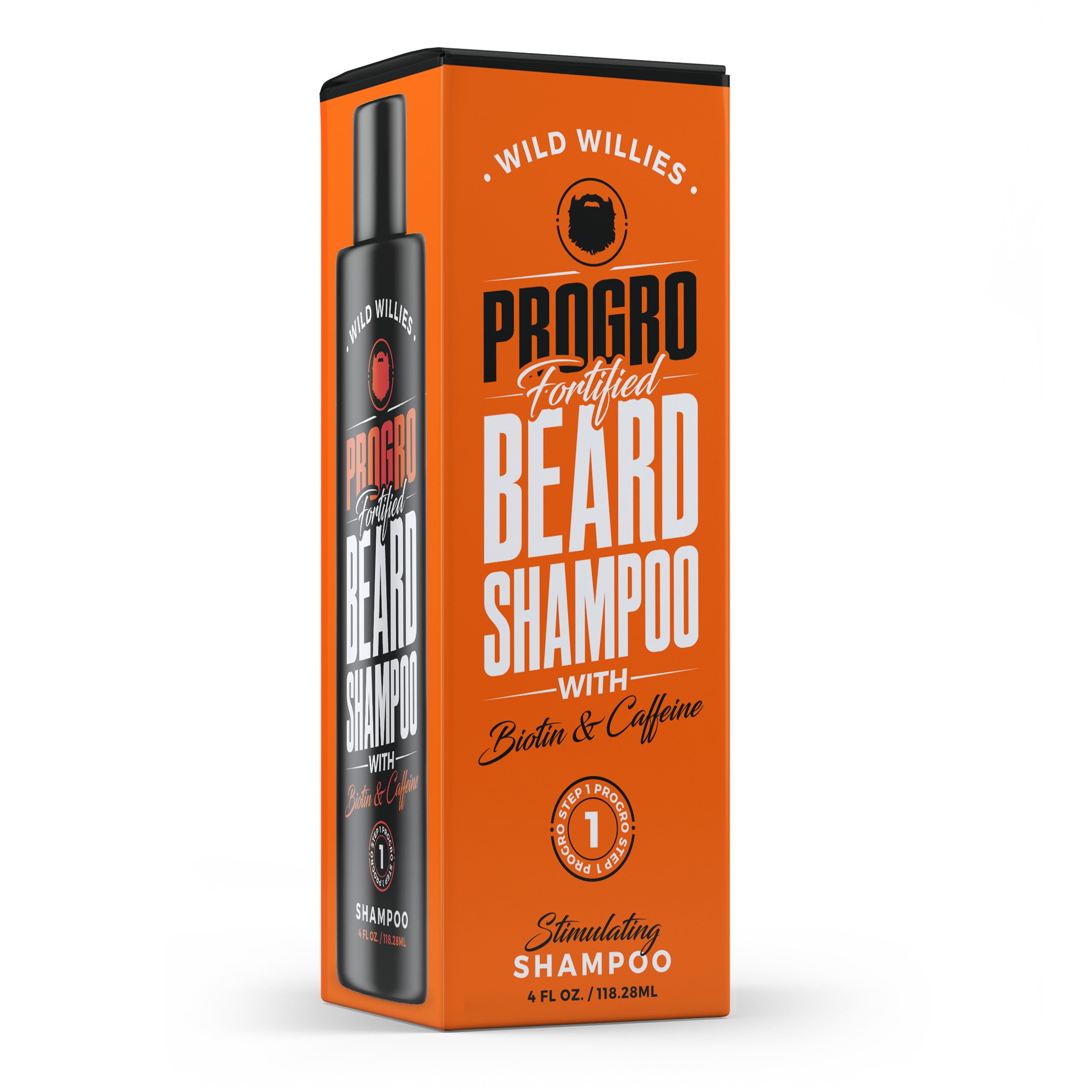 Wild Willies Progro Beard Shampoo Biotin & Caffeine - Shop Beard Care at H-E-B