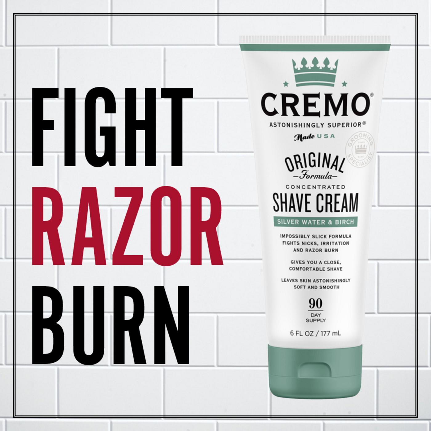 Cremo Shave Cream - Silver Water & Birch; image 4 of 7