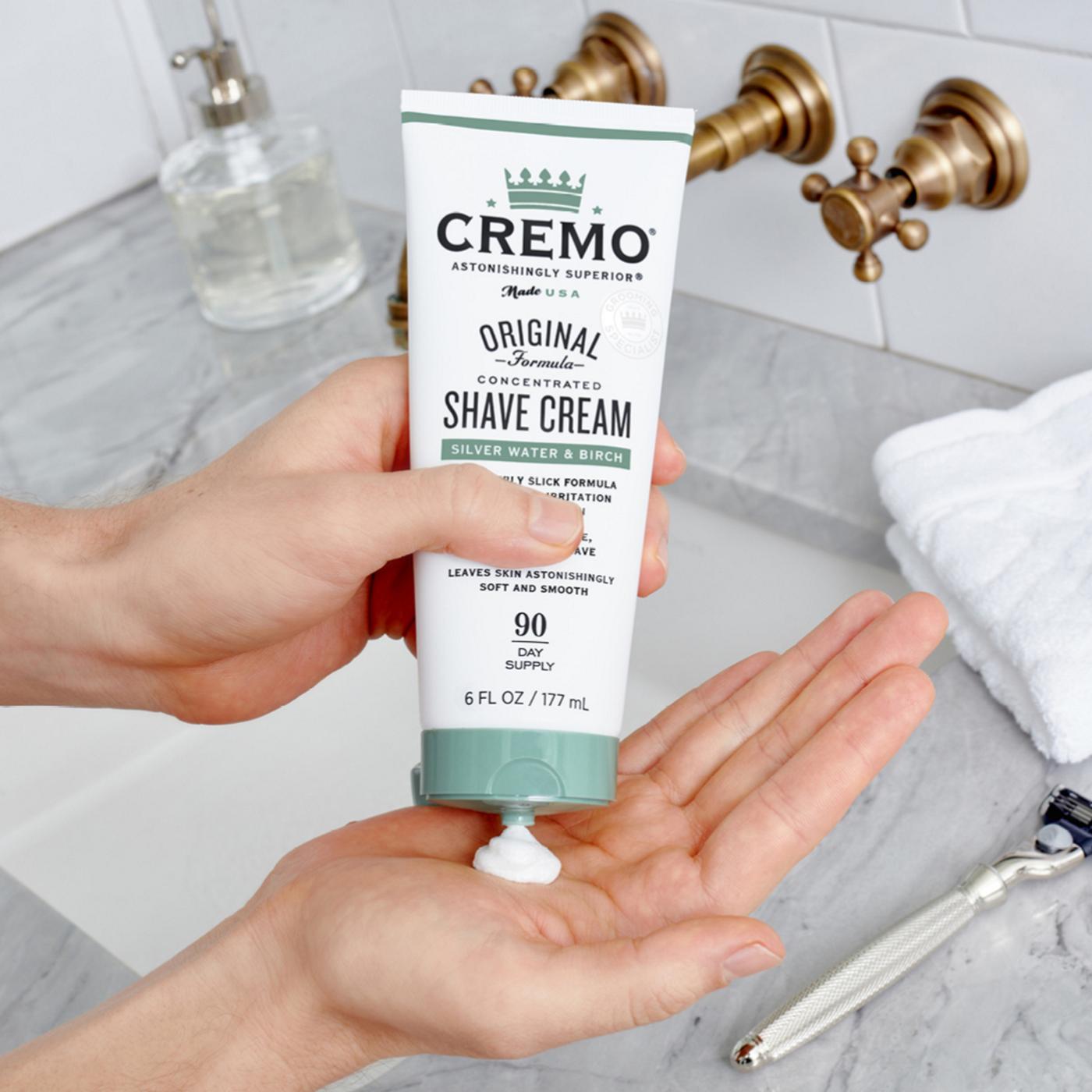 Cremo Shave Cream - Silver Water & Birch; image 6 of 7