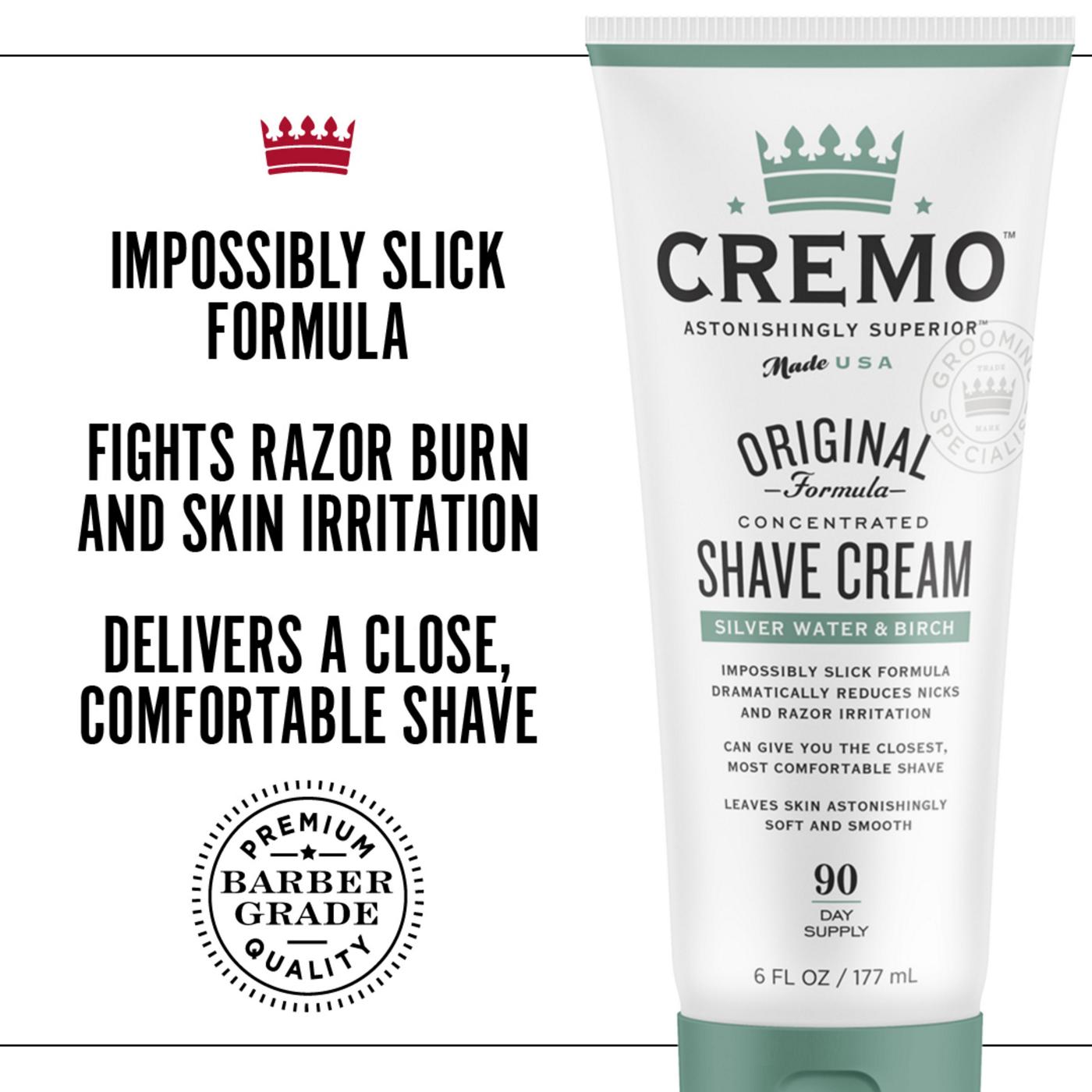 Cremo Shave Cream - Silver Water & Birch; image 7 of 7